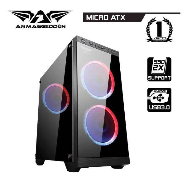 T1G PRO Excellent Mirco ATX Gaming PC Chassis By Armaggeddon Malaysia