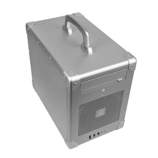 LIAN LI PC-TU200A ALUMINIUM MINI ITX CASING SLIVER Malaysia