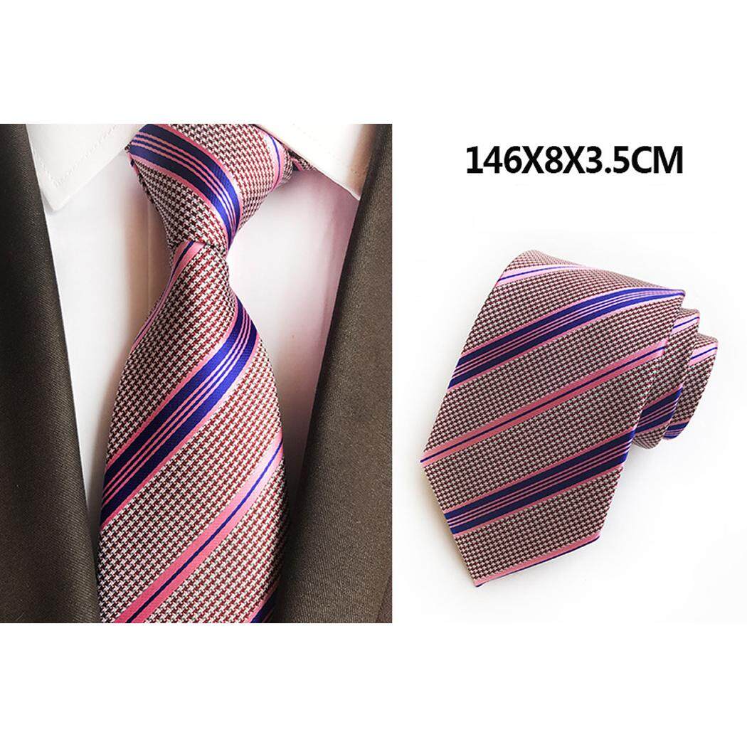 Fashion Men's Stripe Tie High Quality Silk Neckties Formal Gentleman Polyester Business Wedding Suit Ties Fashion Men's Stripe Tie High Quality Silk Neckties Formal Gentleman Polyester Business Wedding Suit Ties