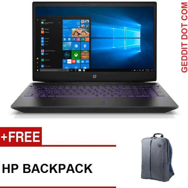 HP PAVILION GAMING 15-CX0153TX (i7-8750H,4GB DDR4,1TB,NO ODD,15.6 FHD,GTX 1050,WIN10,2 YEAR ONSITE) FREE BACKPACK Malaysia