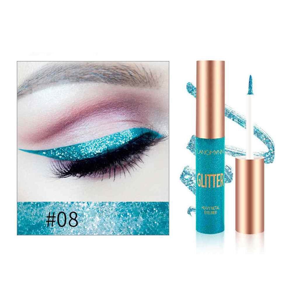 Qooiu Langmanni 10 สีแต่งหน้าเงาอายแชโดว์เกล็ดแวววาวกันน้ำอายไลเนอร์แบบน้ำ Pearlescent อายไลเนอร์ดินสอ Qooiu Langmanni 10 สีแต่งหน้าเงาอายแชโดว์เกล็ดแวววาวกันน้ำอายไลเนอร์แบบน้ำ Pearlescent อายไลเนอร์ดินสอ