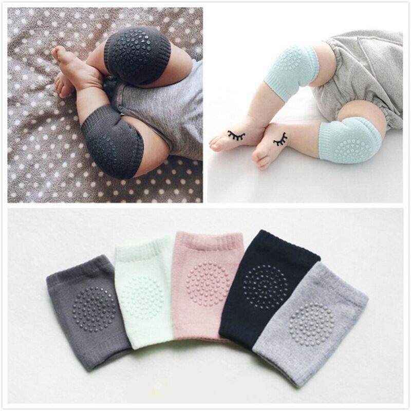 5 คู่เด็กเด็กวัยหัดเดินเข่า Pads ความปลอดภัยสนับศอกเด็ก Crawling ป้องกัน Cuff Anti - SLIP Creeping เกียร์ - INTL