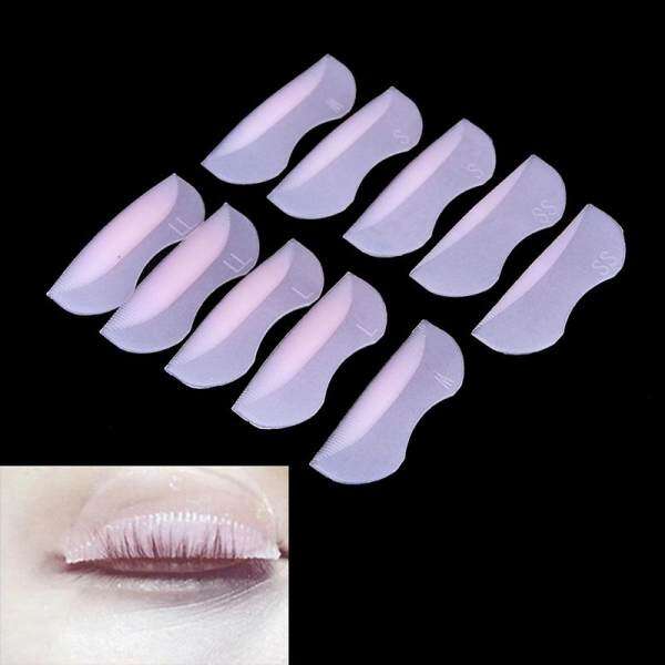 10pcs Silicone Eyelash Perming Curler Curling False Fake Eye Lashes Shield Pad Philippines