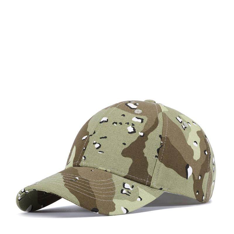 WUKE ฤดูใบไม้ผลิฤดูร้อน Mens Army หมวกแก๊ปลายพราง Casquette ลายพรางทะเลทรายหมวกเบสบอลการล่าสัตว์ตกปลาหมวกแก๊ป