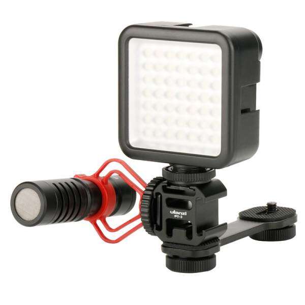 Ulanzi PT-3 Extention Bar Grip 3 Cold Shoe Mounts L Bracket for Zhiyun Smooth Q 4/DJI OSMO/Vimble 2 Gimbal LED Light Microphone Malaysia