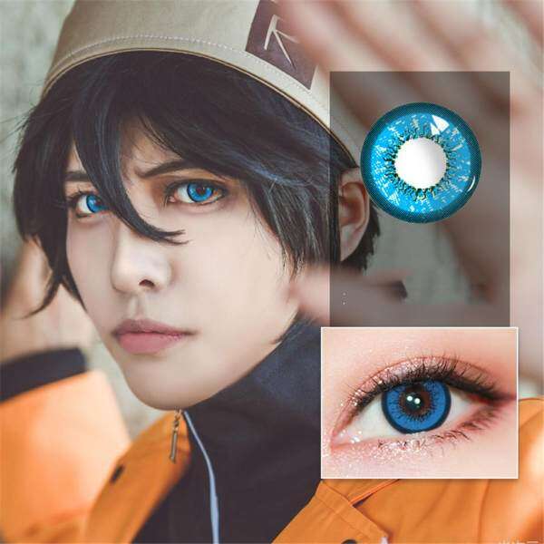 RYT 1 Pair of Love Words Style Colorful Cosmetic Contact Lenses for Halloween Cosplay Beauty Tools Philippines