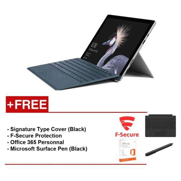 NEW Microsoft Surface Pro-Core I7 8G/256GB Free Surface Pro Type Cover(Black)+ F-Secure EndPoint Protection+ Office 365 Personal+ Microsoft Surface Pen (Black) Malaysia