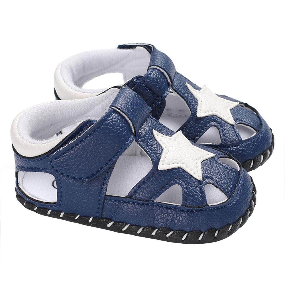 ฤดูร้อน Breathable เด็ก Anti - SLIP PU Cack รองเท้าเด็กอ่อนหัดเดินรองเท้าแตะ - INTL