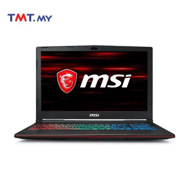 MSI GP63 8RD-409MY Gaming Laptop (Leopard) i7-8750H 8GB 1TB+128GB SSD NVD GTX1050Ti 4GB 15.6FHD W10 Malaysia