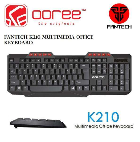 GENUNIE FANTECH K210 114 Key Wired USB 2.0 Multimedia Office Keyboard Malaysia