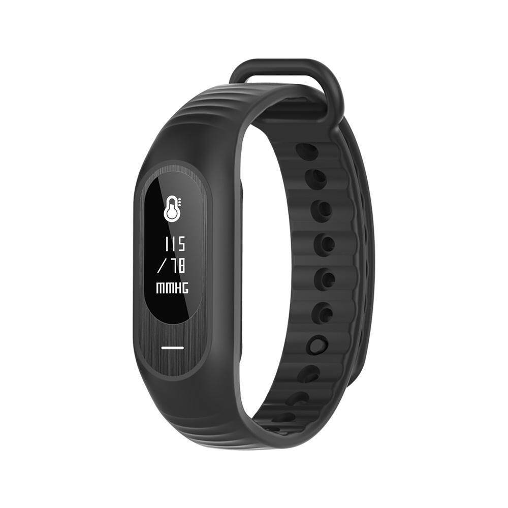 NiceEshop สายรัดข้อมือฟิตเนส, ติดตามกิจกรรม Heart Rate ความดันโลหิตนาฬิกาจับเวลานอนหลับ, IP67 กันน้ำ Call Reminder Pedometer หน้าจอสัมผัสสมาร์ทสร้อยข้อมือสำหรับ IOS Android - INTL