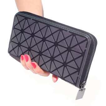 Noctilucent กระเป๋าสตางค์ยาวผู้หญิง Geometric Lattice คลัทช์มาตรฐานกระเป๋ามีซิปกระเป๋าใส่เหรียญสำหรับสุภาพสตรี Noctilucent กระเป๋าสตางค์ยาวผู้หญิง Geometric Lattice คลัทช์มาตรฐานกระเป๋ามีซิปกระเป๋าใส่เหรียญสำหรับสุภาพสตรี