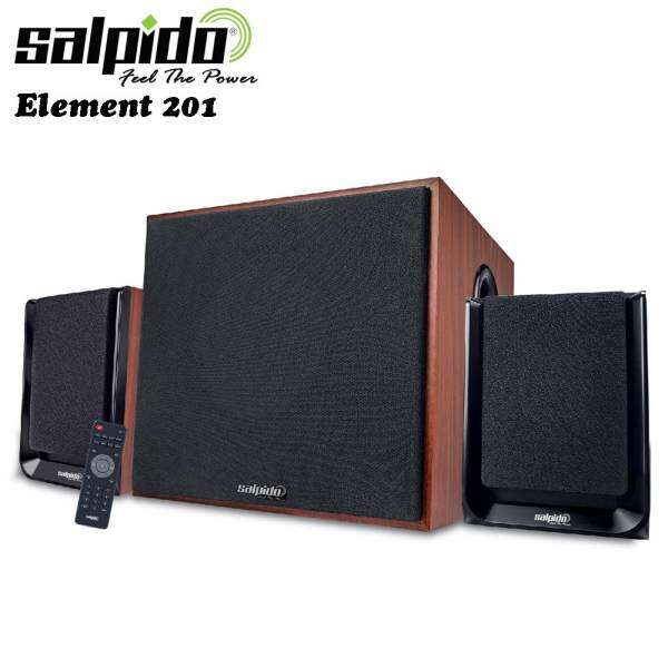 Salpido Element 301 Multimedia Speaker 2.1 Channel Subwoofer (USB / MicroSD Slot, FM Radio, Remote Control) Malaysia