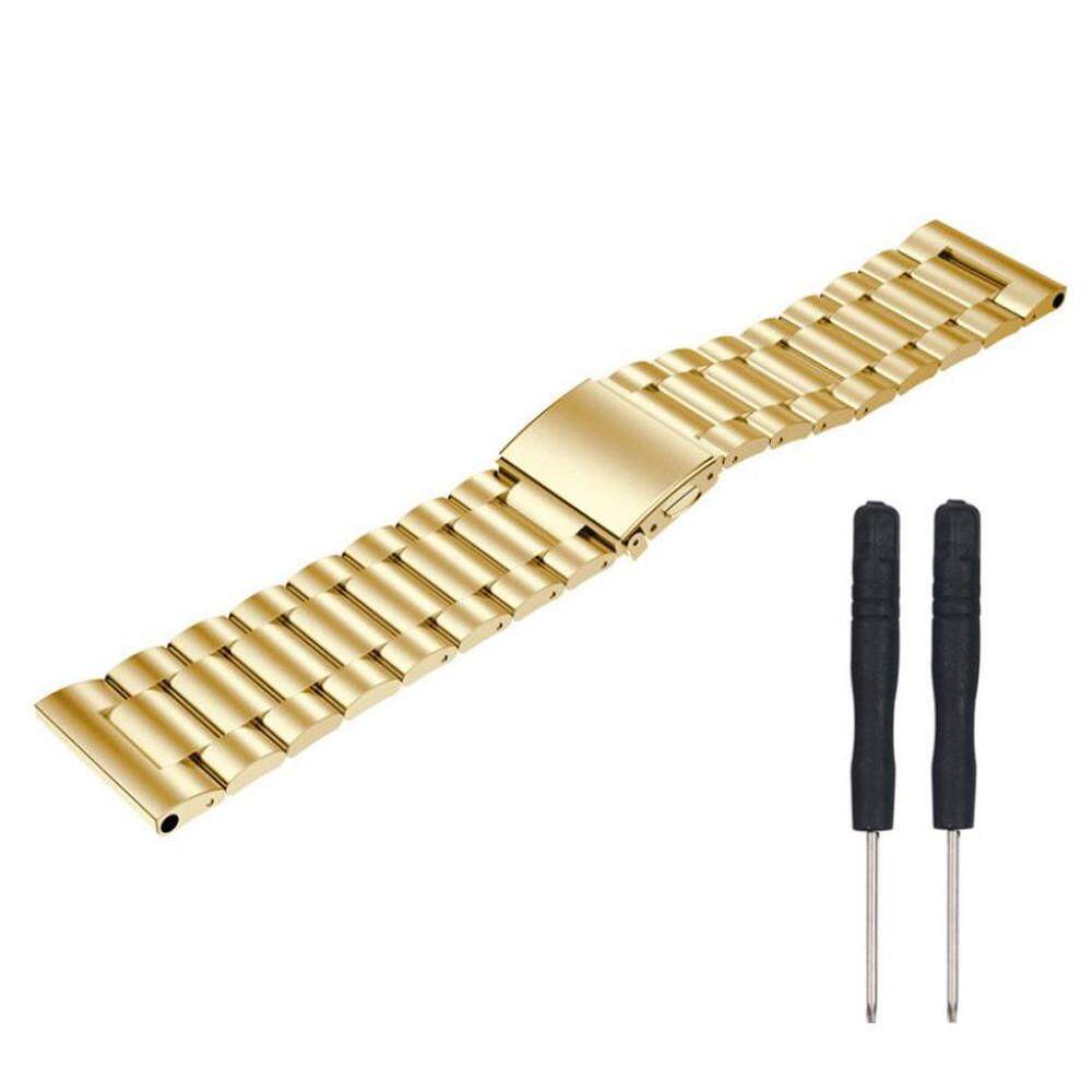 Qyshop Stainless Steel Bracelet Watch Band Strap For Garmin Fenix 5X Plus GPS Watch BK