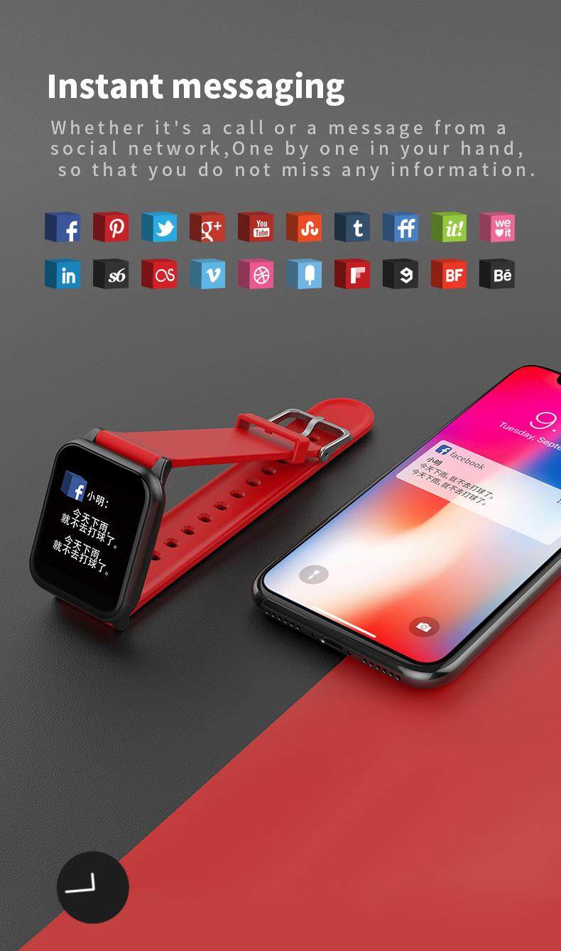 Wuli Z02 สีหน้าจอกันน้ำบลูทูธกีฬาสมาร์ทวอท์ชสำหรับ IOS Android Wuli Z02 สีหน้าจอกันน้ำบลูทูธกีฬาสมาร์ทวอท์ชสำหรับ IOS Android