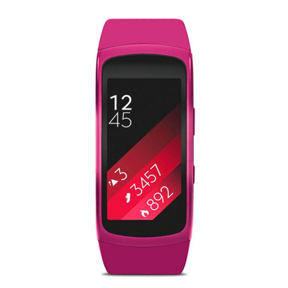 ANTIVEAS นาฬิกาซิลิโคนสุดหรูสายสำรองสำหรับ Samsung เกียร์ Fit2 ฟิตเนสชั้นแนวหน้า - INTL