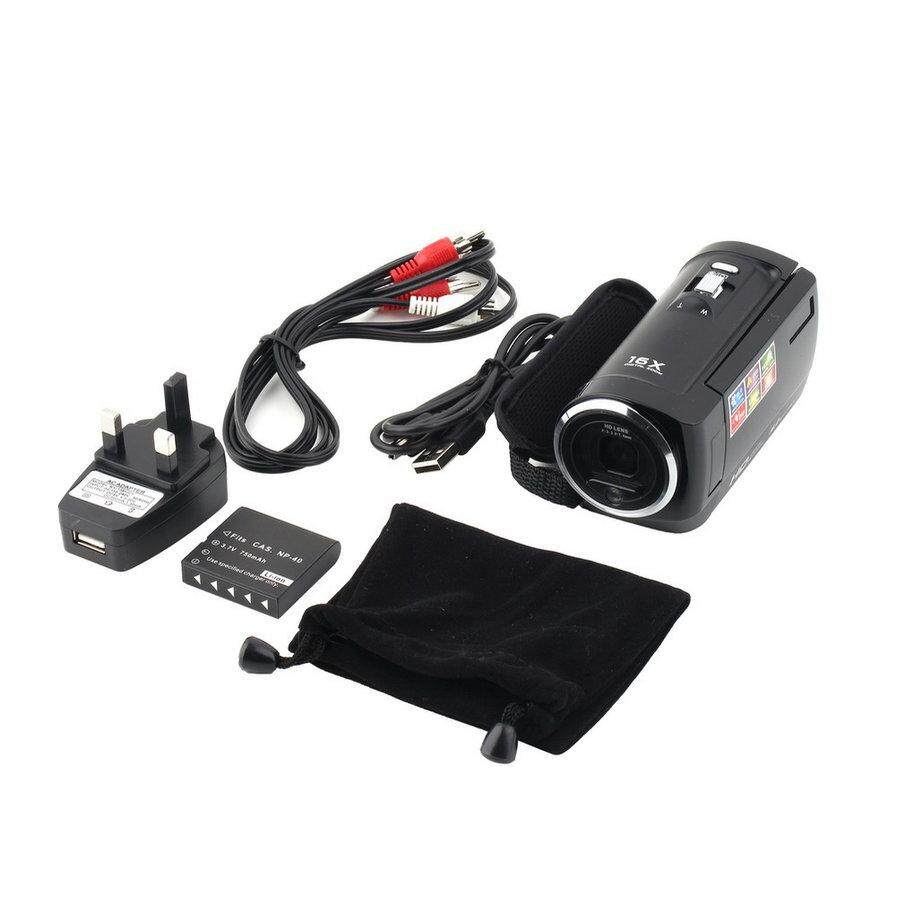 BGD 720 จุด 16MP กล้องวิดีโอดิจิตอล Camera DV DVR 2.7 'TFT LCD 16X ซูม UK Plug BGD 720 จุด 16MP กล้องวิดีโอดิจิตอล Camera DV DVR 2.7 'TFT LCD 16X ซูม UK Plug
