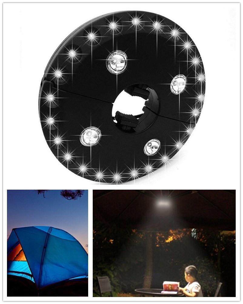 Qimiao 24 + 4LED ที่ถอดออกได้โคมไฟตั้งแคมป์ Patio เสาร่มไฟสวนกลางแจ้งสนามหญ้าไฟกลางคืน - INTL Qimiao 24 + 4LED ที่ถอดออกได้โคมไฟตั้งแคมป์ Patio เสาร่มไฟสวนกลางแจ้งสนามหญ้าไฟกลางคืน - INTL