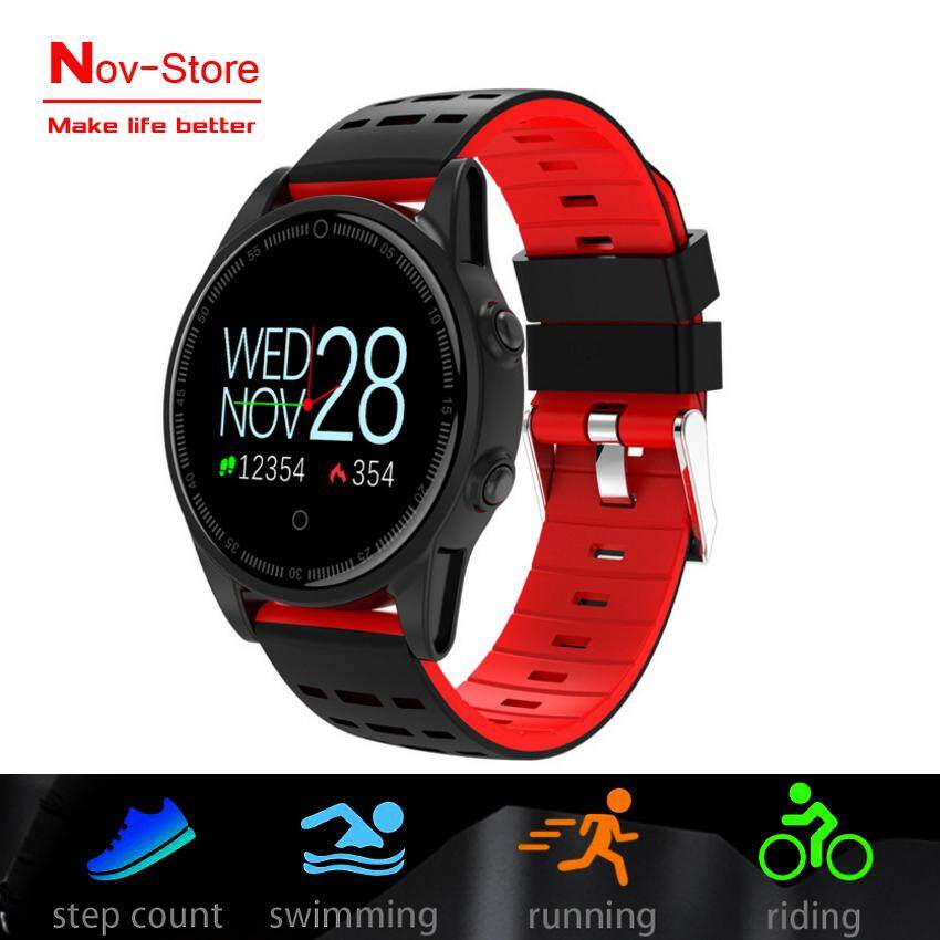 สมาร์ทนาฬิกานาฬิกาข้อมือผู้ชายกีฬาสร้อยข้อมือฟิตเนสติดตาม Smartwatch Pedometer Fitness Tracker สำหรับ Android IOS