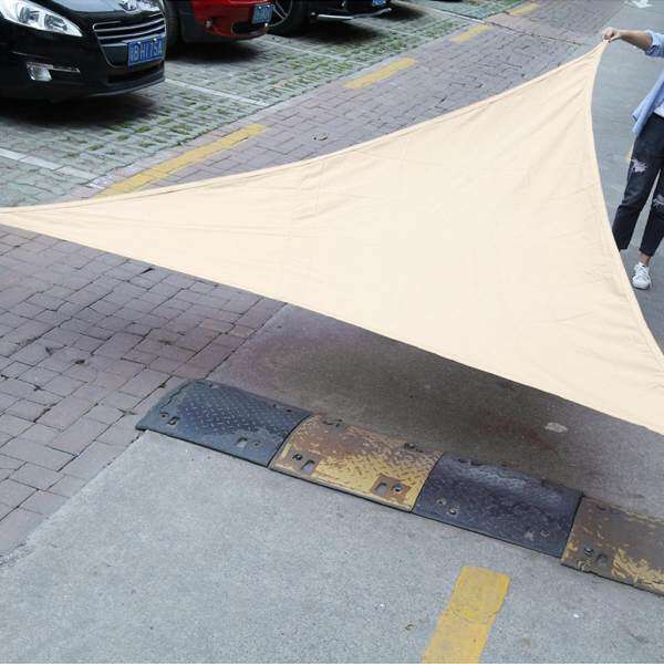 MagiDeal Triangle UV Block Sun Shade Sail Outdoor Pool Deck 3.6m White