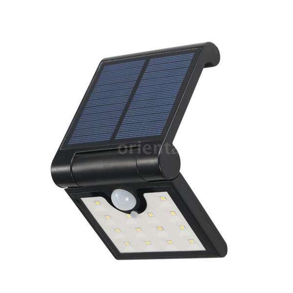 14 LEDs Foldable Solar Powered Energy Wall Lamp with Sensitive PIR Motion Sensor Light Control IP65 Water Resistance SMD2835 for Patio Yard Garden Outdoor - intl