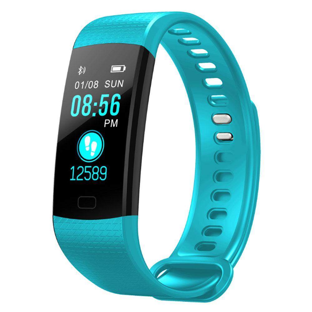 GoodScool 0.96-inch Color Smart Wristband, Y5 Color Sports Bracelet Intelligent Sensor Dynamic Heart Rate Monitoring, Sports Bracelet IP67 Waterproof