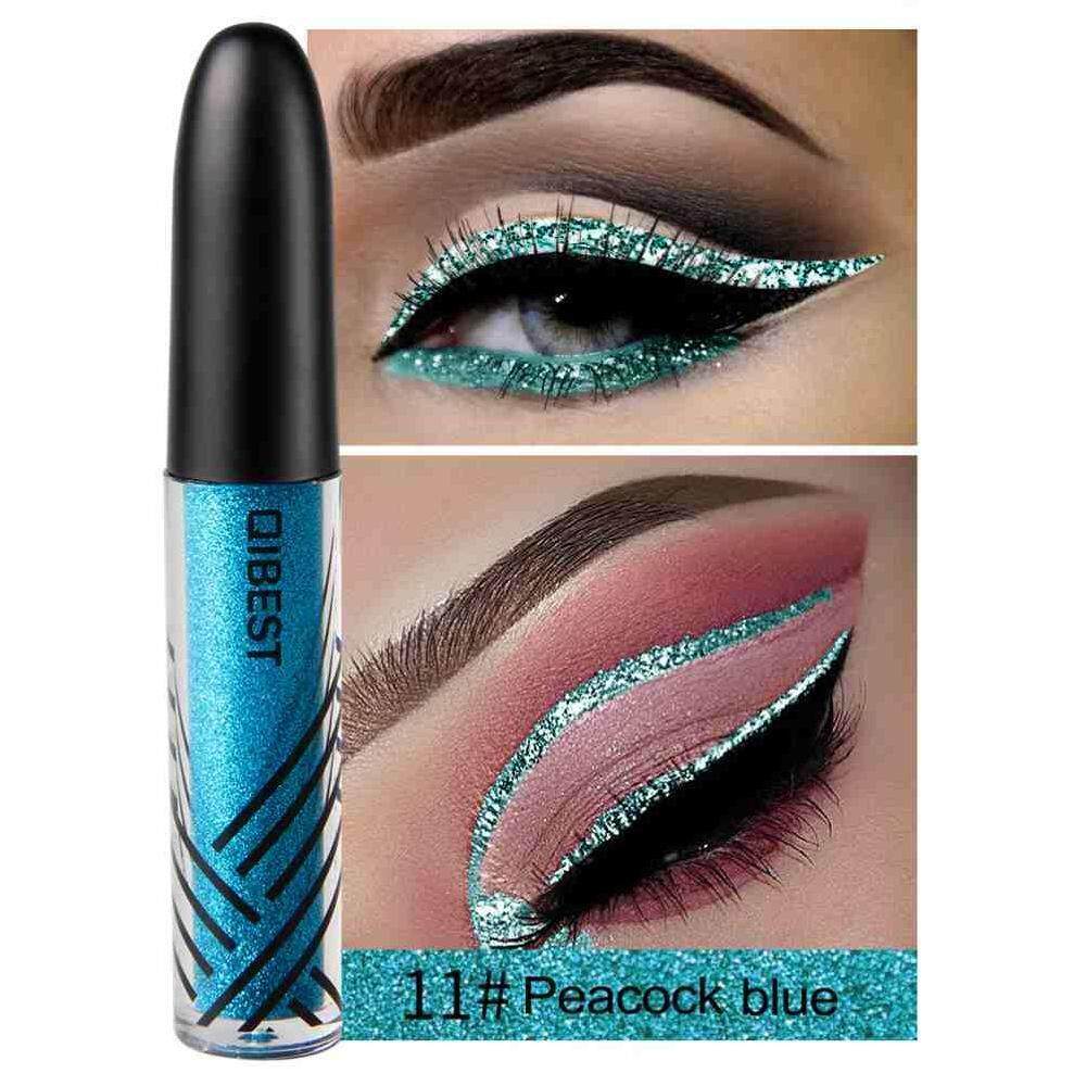 Qooiu QIBEST 13 สีแฟลชอายไลน์เนอร์แบบน้ำอายแชโดว์ Liquid Glitter Makeup เครื่องสำอางค์ Qooiu QIBEST 13 สีแฟลชอายไลน์เนอร์แบบน้ำอายแชโดว์ Liquid Glitter Makeup เครื่องสำอางค์