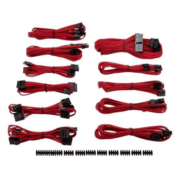 Corsair Professional Individually Sleeved Dc Kit Type 4 Generation 3 Red Malaysia