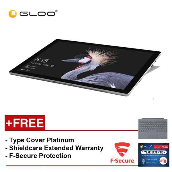 Surface Pro Core M3/4G 128GB + Type Cover Platinum + Shieldcare 1 YR Extended Warranty + F-Secure EndPoint Protection Malaysia