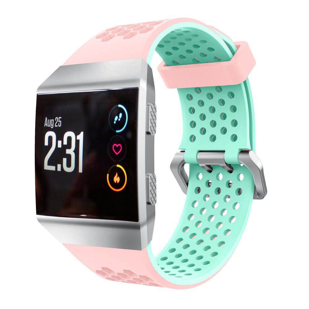 Lightweight Ventilate Silicone Perforated Accessory Sport Bands for Fitbit Ionic Lightweight Ventilate Silicone Perforated Accessory Sport Bands for Fitbit Ionic