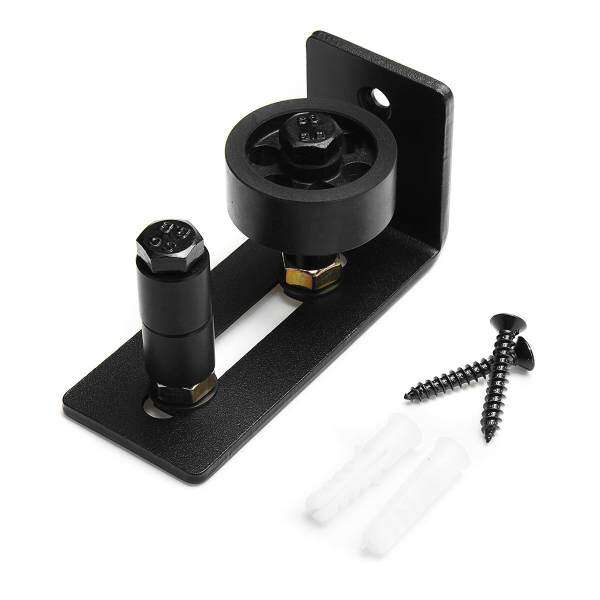 Barn Door Floor Guides Stay Roller Adjustable Wall Mount Bracket Wheel C