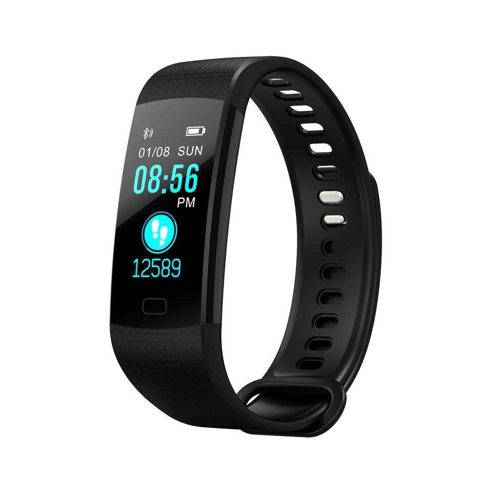 Pretty Smart Wristband Color Screen Heart Rate Blood Pressure Monitor Pedometer
