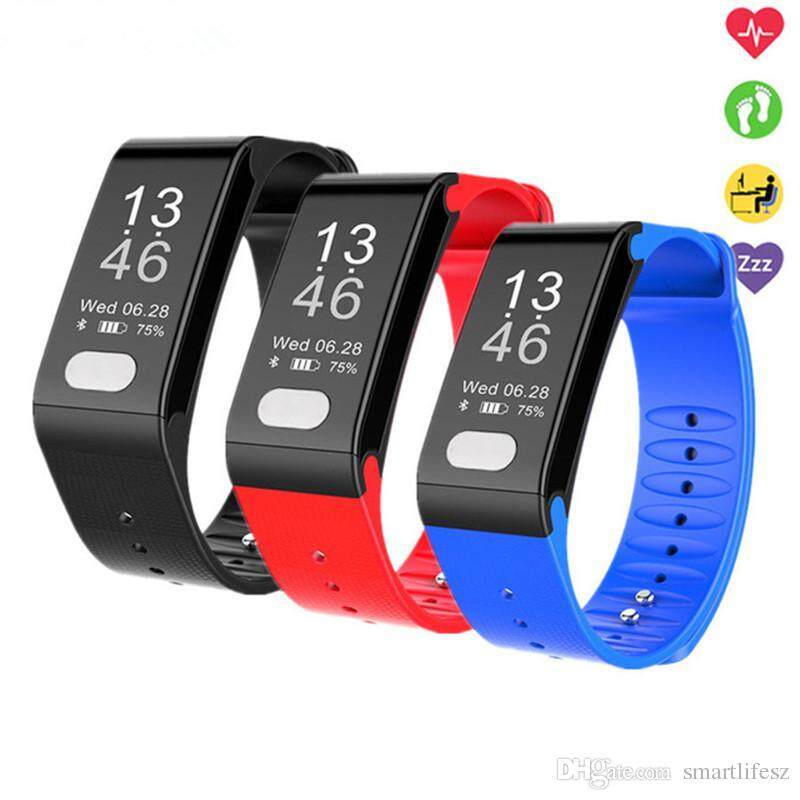 มาใหม่ล่าสุด T6 สายรัดข้อมือฟิตเนส ECG + PPG รายรัดข้อมือเพื่อสุขภาพ Heart Rate ความดันโลหิตการตรวจสอบการนอนหลับนาฬิกากีฬาบลูทูธเครื่องมือติดตามอัจฉริยะ มาใหม่ล่าสุด T6 สายรัดข้อมือฟิตเนส ECG + PPG รายรัดข้อมือเพื่อสุขภาพ Heart Rate ความดันโลหิตการตรวจสอบการนอนหลับนาฬิกากีฬาบลูทูธเครื่องมือติดตามอัจฉริยะ