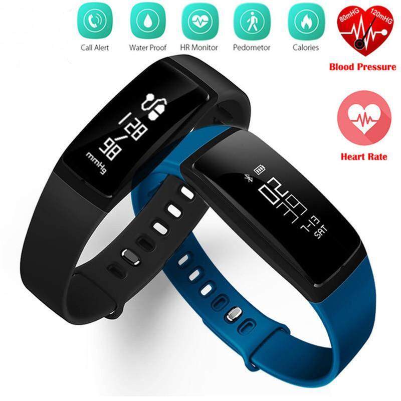 มาใหม่ล่าสุด V07 กำไลข้อมืออัจฉริยะ V07S ความดันโลหิต Heart Rate สร้อยข้อมือสายรัดข้อมือกันน้ำบลูทูธสมาร์ทแบนด์สำหรับ iOS Android