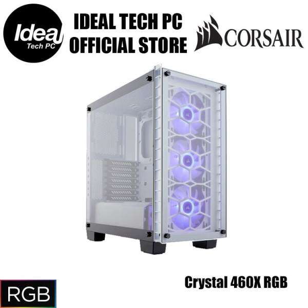 Corsair Crystal Series 460X RGB (White/Black) Malaysia