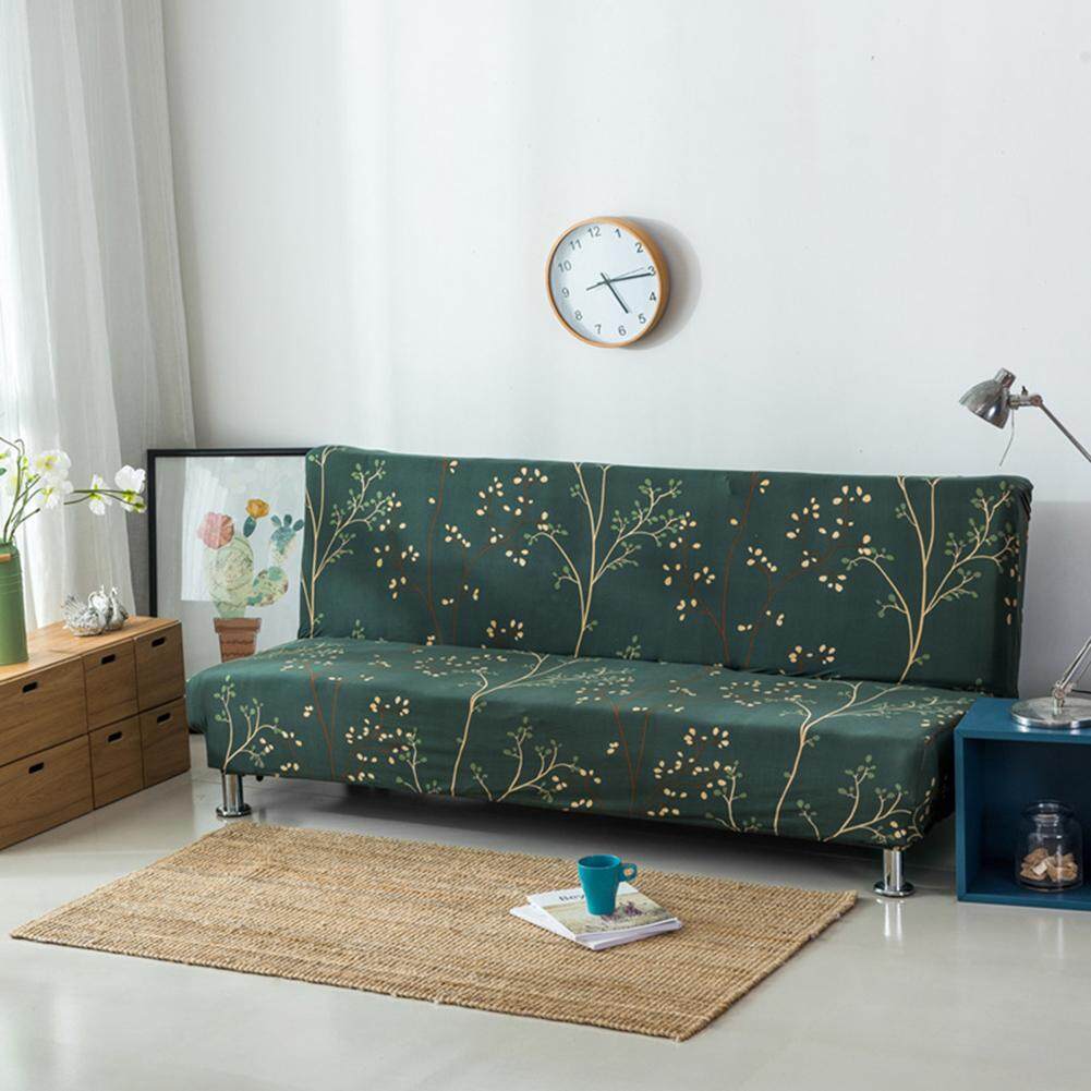 RYT Elegant Slipcover ยืดหยุ่นที่นั่งพิมพ์เคสลายดอกไม้โซฟาผ้าคลุมเตียง Protector Armless ยืดหยุ่นโซฟาผ้าคลุมเตียง RYT Elegant Slipcover ยืดหยุ่นที่นั่งพิมพ์เคสลายดอกไม้โซฟาผ้าคลุมเตียง Protector Armless ยืดหยุ่นโซฟาผ้าคลุมเตียง