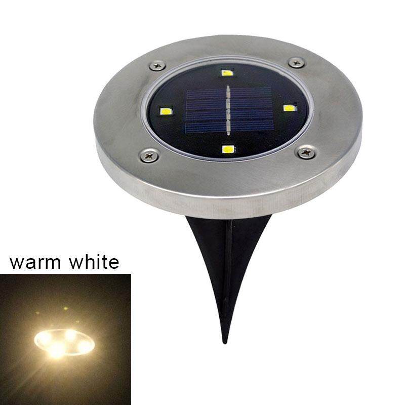 PAlight Outdoor Lawn Lamp Solar Power Ground Light Waterproof 4 Leds Underground Lamp For Garden Yard Road Path