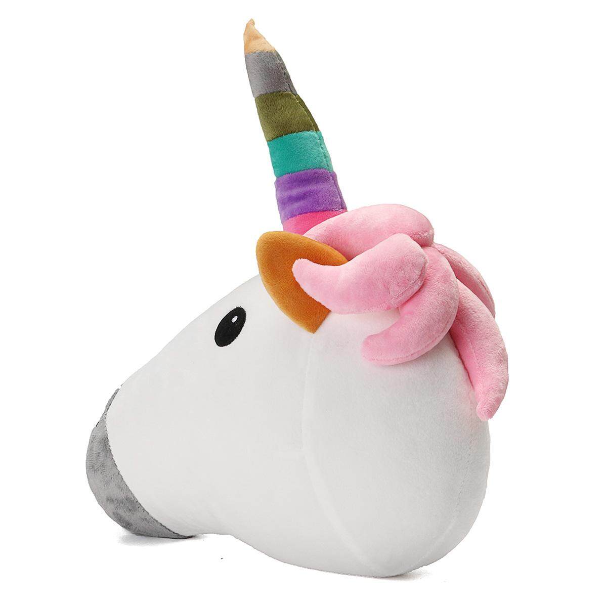 Unicorn Emoji Pillow Rainbow Pink Poop Emoticon Cushion Soft Smiley 32cm - intl