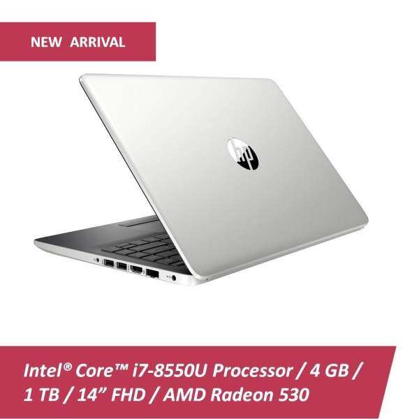 HP Laptop 14s-cf0043TX (Gold) /14s-cf0042TX (Silver) i7-8550U/4GB DDR4/1TB/No ODD/Win10/Radeon 530 2GB/2YR/BP Malaysia