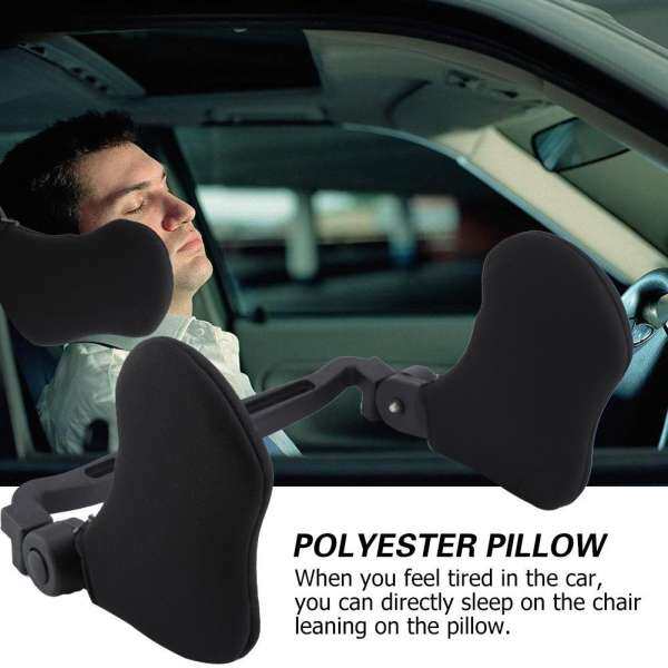 epayst Car Seat Headrest Pad Polyester Pillow Head Neck Rest Support Cushion