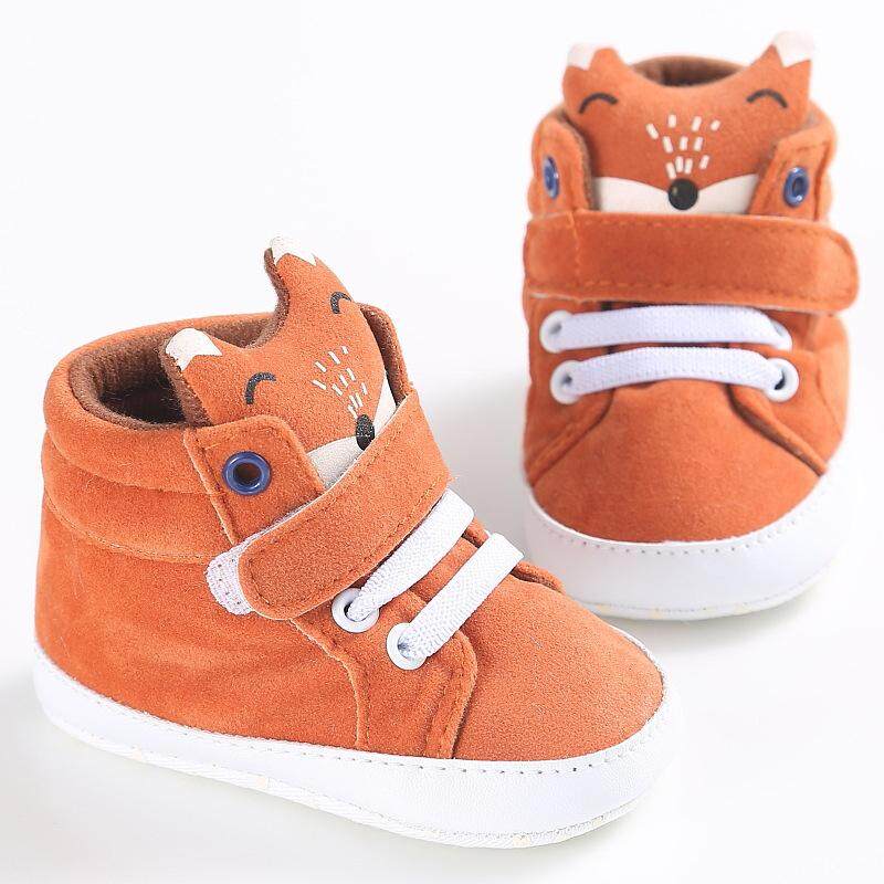Ishowmall เด็ก Anti - SLIP Soft Sole ผ้าฝ้ายรองเท้าเด็กเล็กสาวน่ารักรองเท้าหัดเดินในบ้านรองเท้า