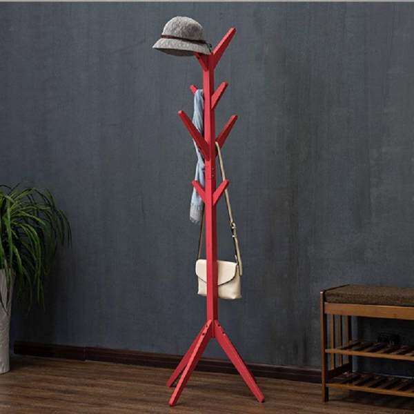 Olive Al Home Coat Rack / Coat Tree / Wood Standing Coat Tree For Clothes