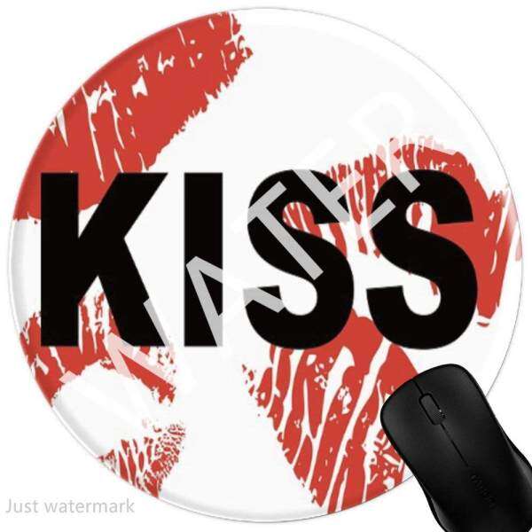 Mouse Pad Gaming Love Heart Lips Kiss, Premium-Textured Surface, Non-slip Rubber Base, Laser & Optical Mouse Compatible, Mouse mat 1U1832 Malaysia