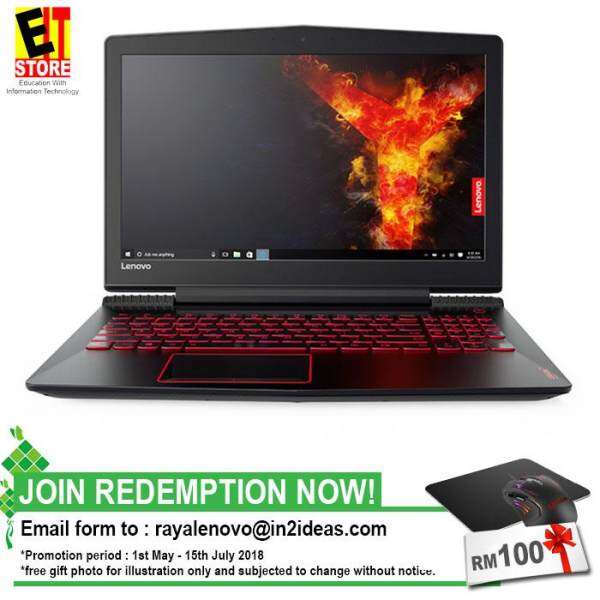 LENOVO LEGION Y520-15IKBN 80WK0128MJ (I7-7700HQ/4G/1TB/2G GTX1050TI/W10/2YRS ONSITE) Malaysia