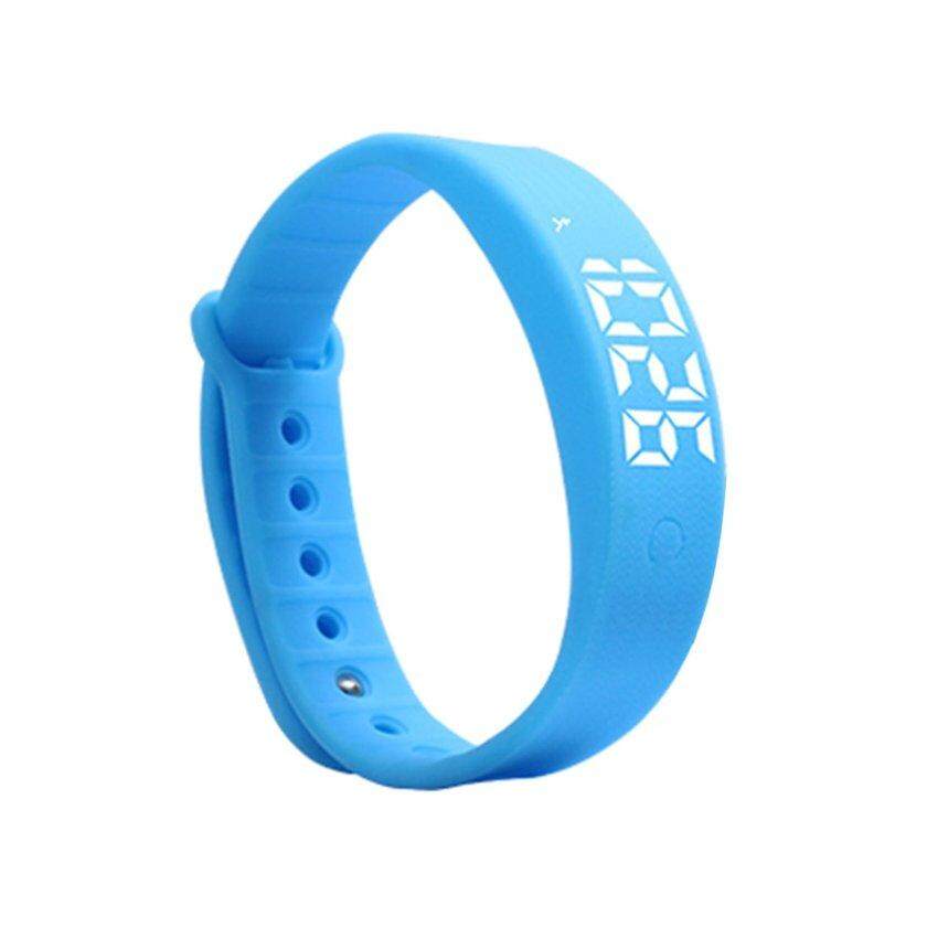 LALOVE W5S สมาร์ทจอแสดงผลแอลอีดีอุปกรณ์ตรวจวัดการหลับ Pedometer กันน้ำนาฬิกากีฬา สายรัดข้อมือเพื่อสุขภาพ อุปกรณ์ไอทีสวมใส่ สี : ฟ้า-417575663 LALOVE W5S สมาร์ทจอแสดงผลแอลอีดีอุปกรณ์ตรวจวัดการหลับ Pedometer กันน้ำนาฬิกากีฬา สายรัดข้อมือเพื่อสุขภาพ อุปกรณ์ไอทีสวมใส่