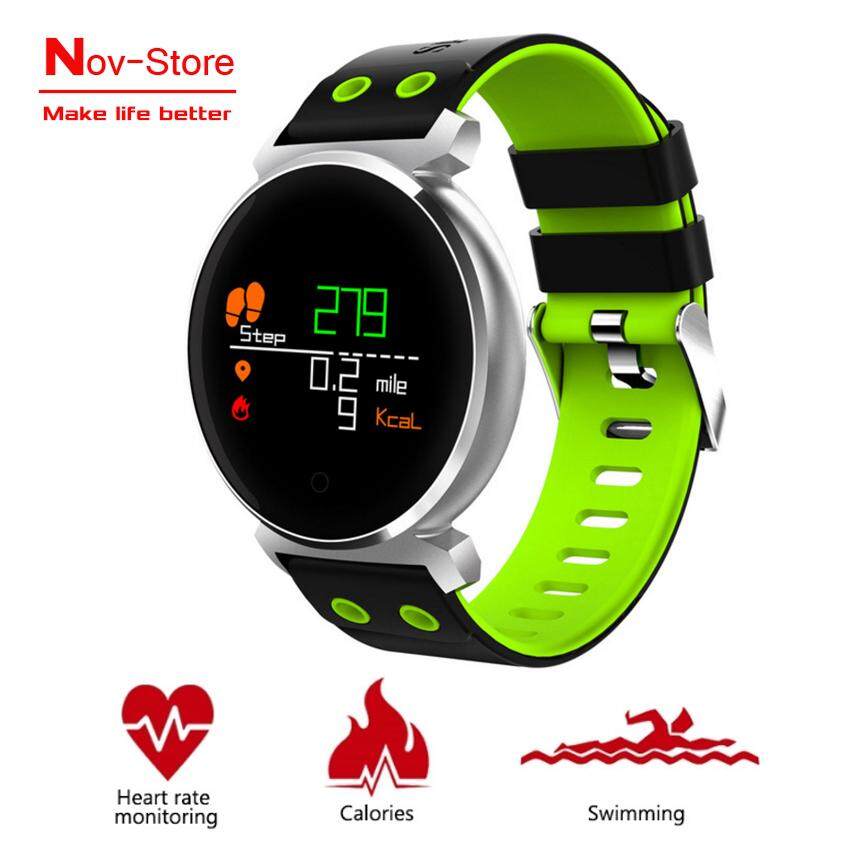สมาร์ทริสท์แบนด์สำหรับออกกำลังกาย Tracker, หน้าจอสีกิจกรรม Tracker สร้อยข้อมืออัจฉริยะสวมใส่ได้นาฬิกานับจำนวนก้าวพร้อมการตรวจสอบการนอนหลับสำหรับชายหญิง