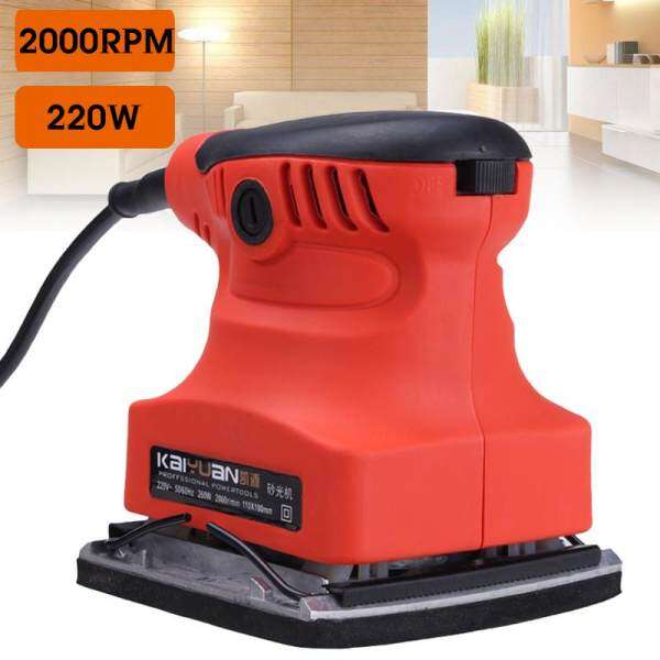 2000RPM Random Orbital Sander Polisher Buffer Multitool For Wood Metal & Plastic