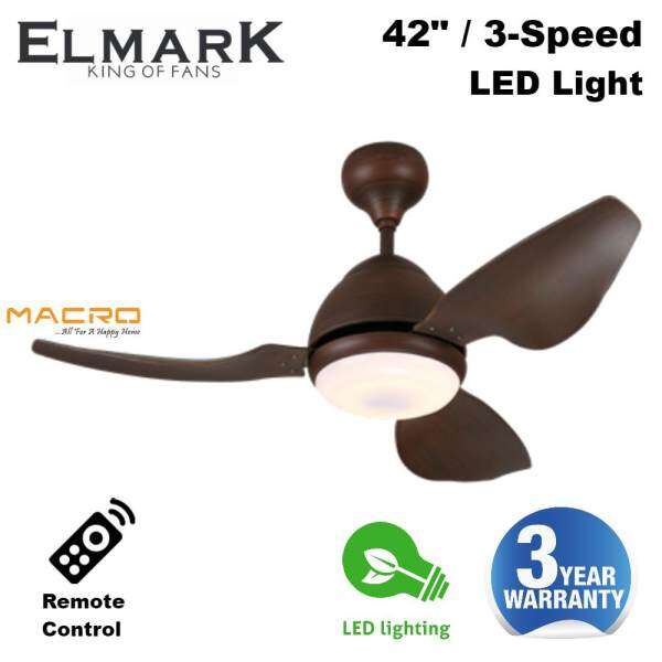 Elmark Pinkachu 42 Inch Remote Ceiling Fan With 3 Colors Led Light Elmark Pinkachu 42 Inch Remote Ceiling Fan With 3 Colors Led Light Malaysia
