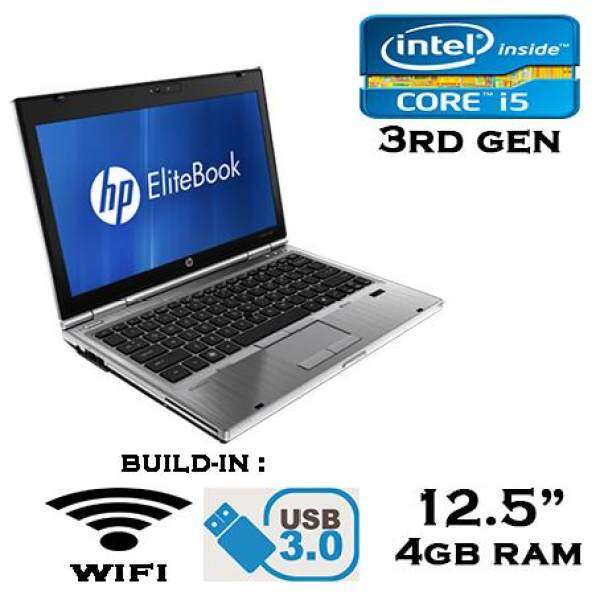 HP Elitebook 2570P i5 3RD GEN 3230M / 3320M 3.2GHZ USB 3.0 320GB HDD 4GB RAM WEBCAM WIFI LAPTOP NETBOOK NOTEBOOK Malaysia