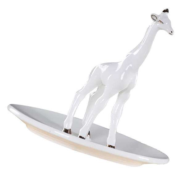 BolehDeals Creative Ceramic Ring Holder Storage Jewelry Plate Ornament Home Decor #6
